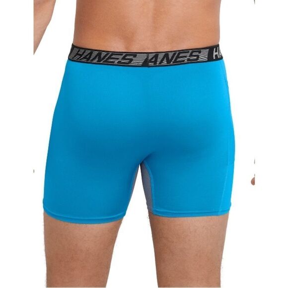 Hanes X-Temp Total Support Pouch Utility Pocket Boxer Briefs 2, 3-Pack Size S - Picture 6 of 9
